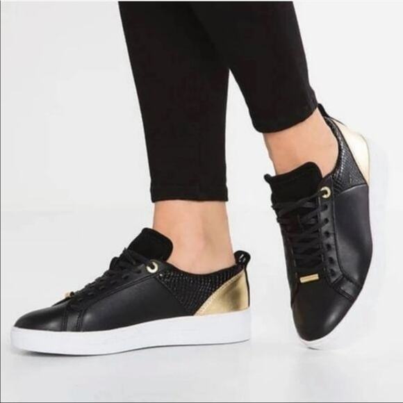 Ted Baker London Kulei V.2 Leather Sneaker Women's Sz 8 - Picture 3 of 8